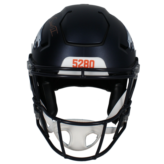 Patrick Surtain II Autographed Broncos 2024 Speedflex Helmet Beckett
