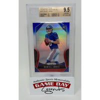 Daniel Jones New York Giants 2019 Panini Prizm NFL Red, White & Blue #302 RC BGS 9.5