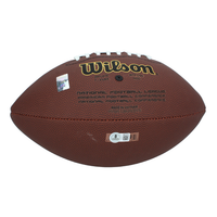Emmitt Smith Autographed Dallas Cowboys Wilson Super Grip Football Beckett