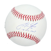 Christian Yelich Autographed & Inscribed "18 NL MVP" Milwaukee Brewers Official MLB Baseball Fanatics