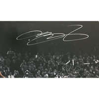 LeBron James Autographed Cavaliers "Ball Game" 28" x 20" Framed 24" x 16" Photo UDA LE 50