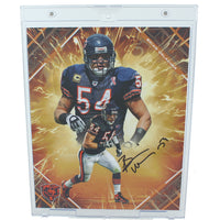 Brian Urlacher Autographed Chicago Bears 2025 NFL Emanate Orange 8x10 Photo Collage Fanatics LE 18/25