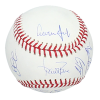 2019 Yankees Multi-Signed Baseball (Judge, Sabathia, Boone, Gregorious) Fanatics