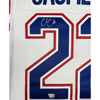 Cole Caufield Autographed Montreal Canadiens White Adidas Authentic Jersey Fanatics