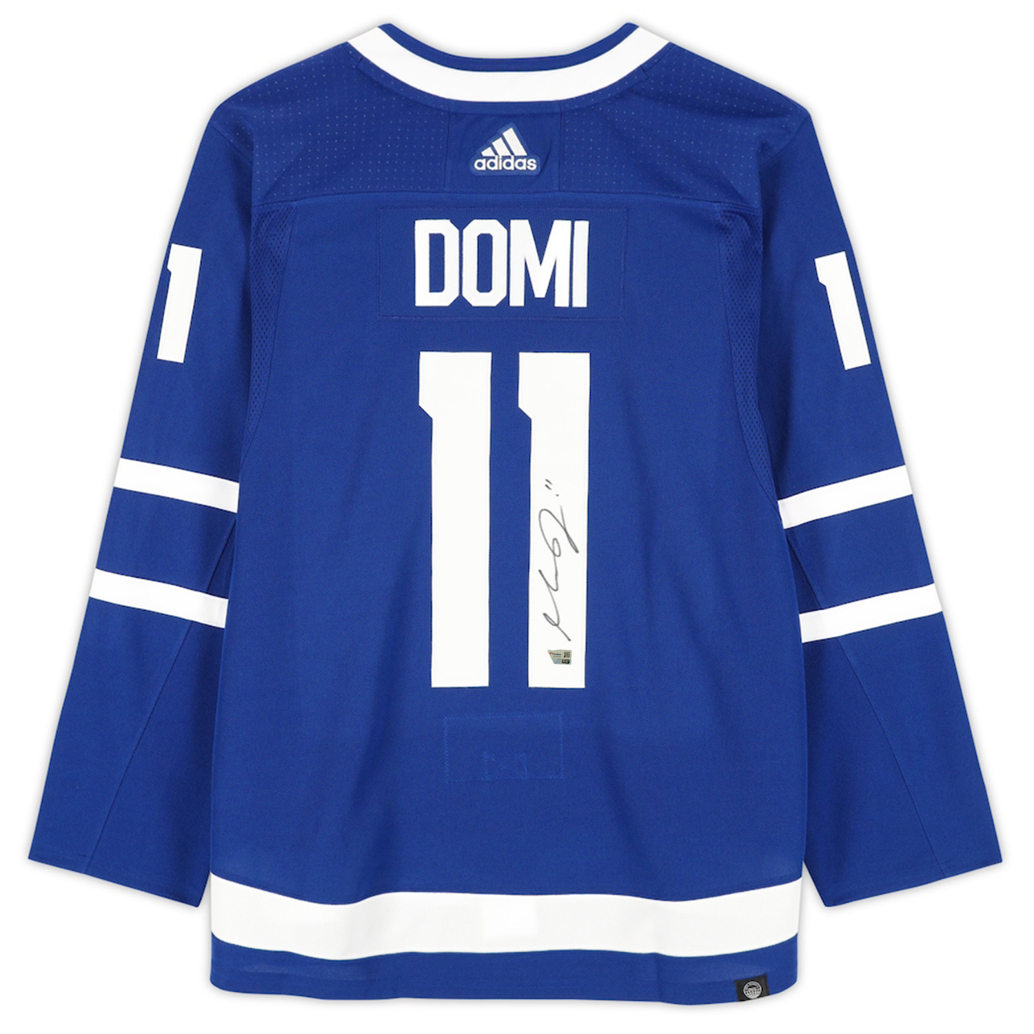 Max Domi Autographed Toronto Maple Leafs Blue Adidas Authentic Jersey Fanatics