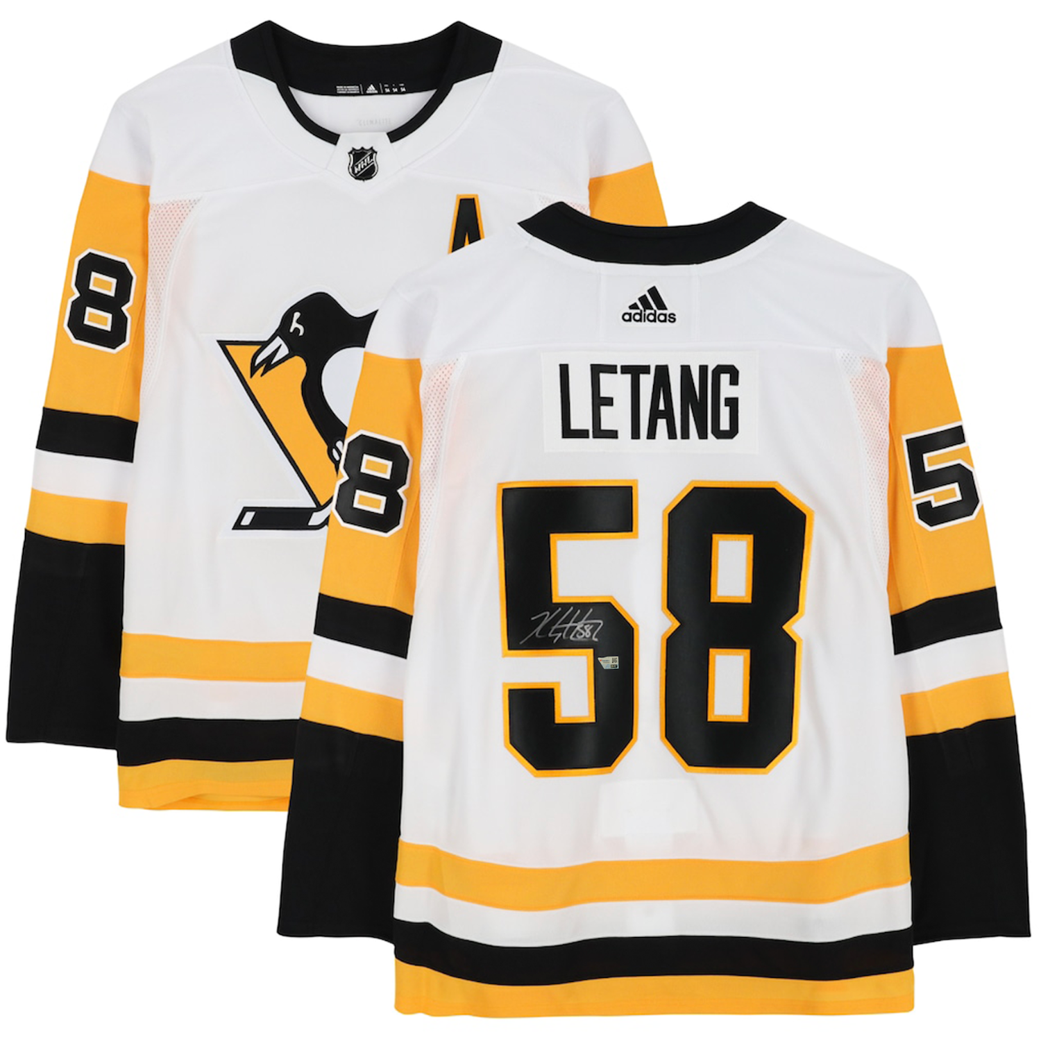 Kris Letang Autographed Pittsburgh Penguins Adidas Authentic Jersey Fanatics