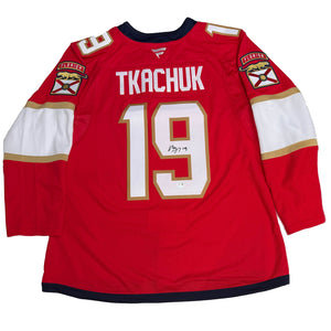 Matthew Tkachuk Autographed Florida Panthers Authentic Jersey Fanatics