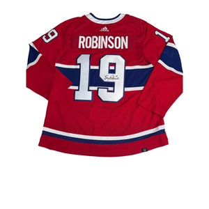 Larry Robinson Autographed Montreal Canadiens Authentic Red Jersey Fanatics