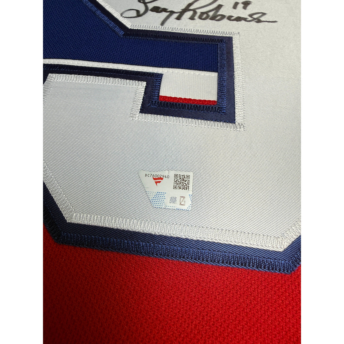 Larry Robinson Autographed Montreal Canadiens Authentic Red Jersey Fanatics