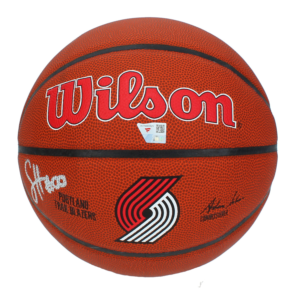 Sterling "Scoot" Henderson Autographed Portland Trail Blazers NBA Wilson Basketball Fanatics
