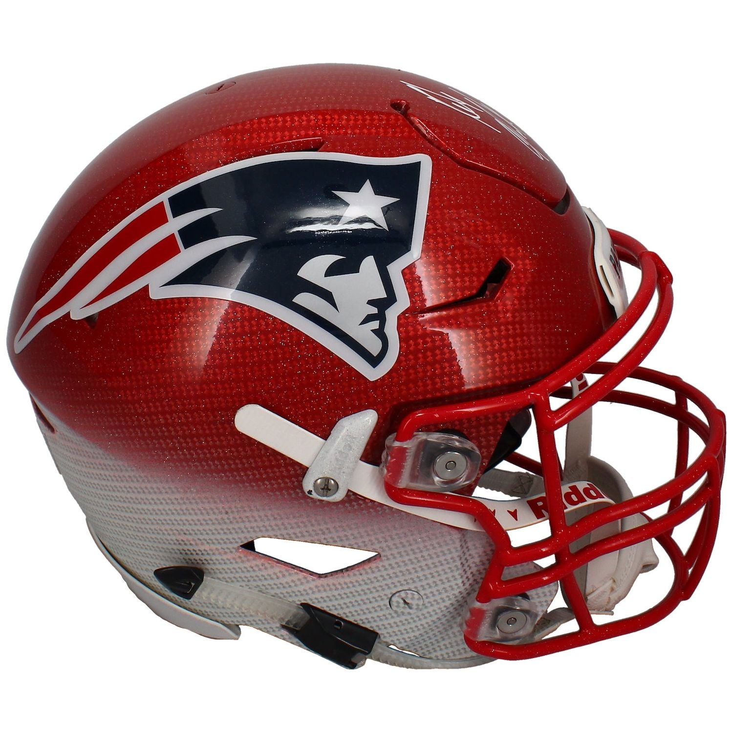 Rob Gronkowski Autographed Patriots Hydro Dipped Speed Flex Helmet JSA