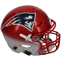 Rob Gronkowski Autographed Patriots Hydro Dipped Speed Flex Helmet JSA