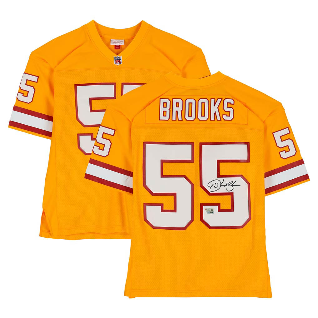 Derrick Brooks Tampa Bay Buccaneers Autographed Orange Mitchell and Ness 1995 Legacy Jersey Fanatics