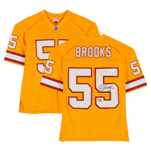 Derrick Brooks Tampa Bay Buccaneers Autographed Orange Mitchell and Ness 1995 Legacy Jersey Fanatics