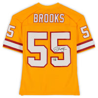 Derrick Brooks Tampa Bay Buccaneers Autographed Orange Mitchell and Ness 1995 Legacy Jersey Fanatics