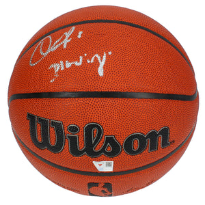 D'Angelo Russell Autographed New York Nets Authentic Indoor/Outdoor Wilson Basketball Fanatics