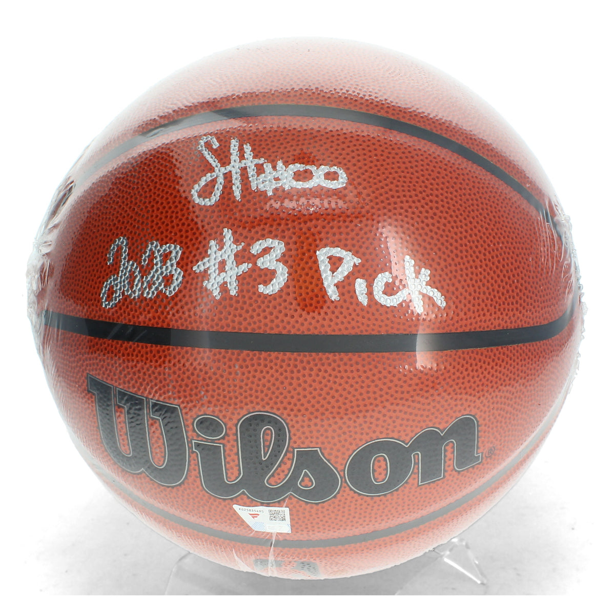 Sterling Henderson Autographed Trail Blazers Wilson Basketball Sterling "Scoot" Henderson Autographed Portland Trail Blazers Authentic Indoor/Outdoor Wilson Basketball