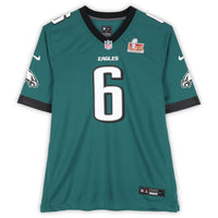 Devonta Smith Autographed Philadelphia Eagles LIX Game Jersey Fanatics