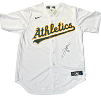 Leo De Vries Autographed Athletics Nike Jersey Fanatics