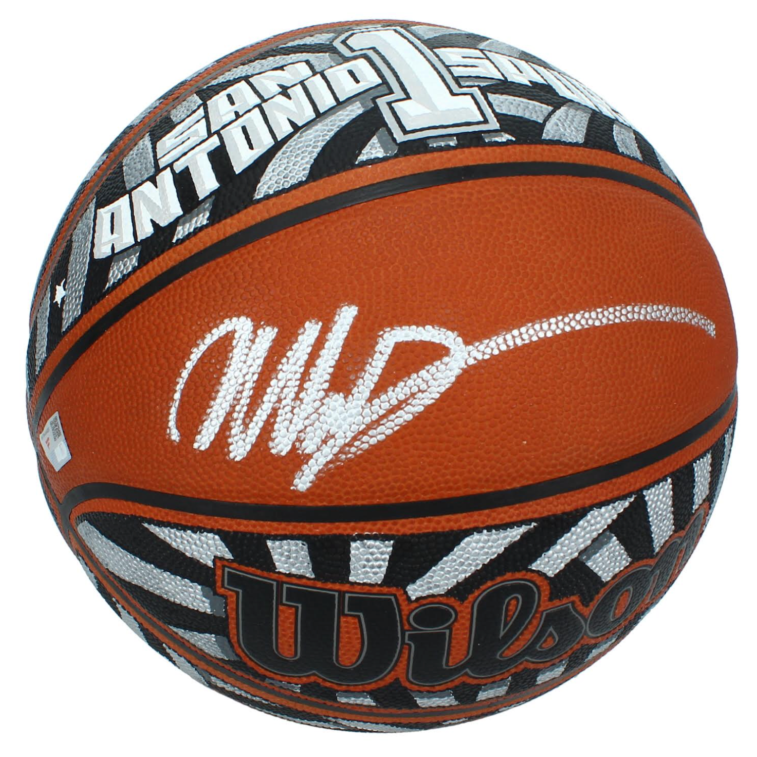 Victor Wembanyama Autographed Custom Artist Painted Authentic NBA Art Basketball Fanatics LE 1/1