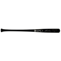 Ronald Acuna Atlanta Braves Autographed Black Rawlings Pro Bat JSA