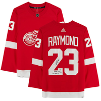 Lucas Raymond Autographed "NHL DEBUT 10-14-21" Adidas Authentic Jersey Fanatics