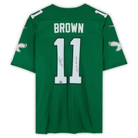 A.J. Brown Autographed "Swole Batman" Philadelphia Eagles Ltd. Jersey Fanatics