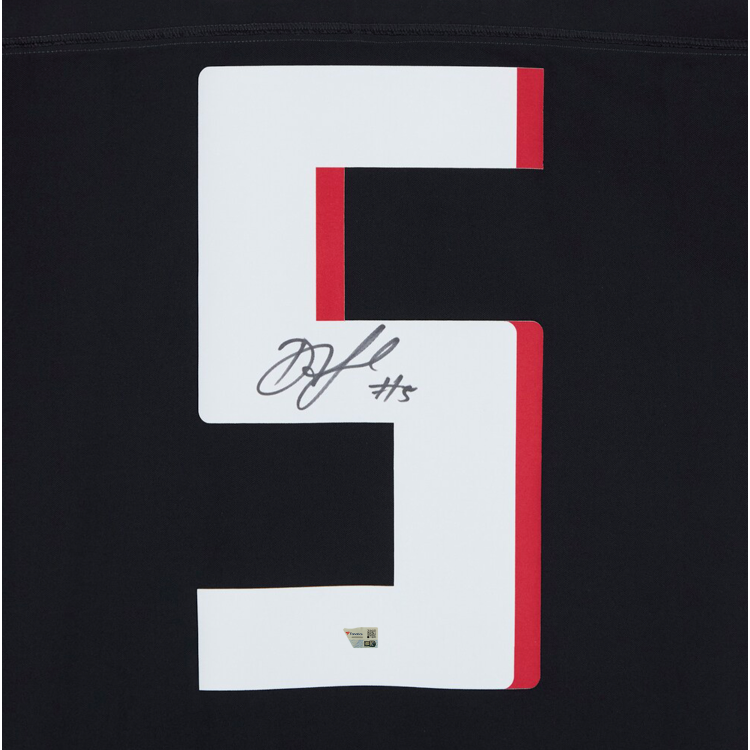 Drake London Autographed Atlanta Falcons Black Nike Jersey Fanatics
