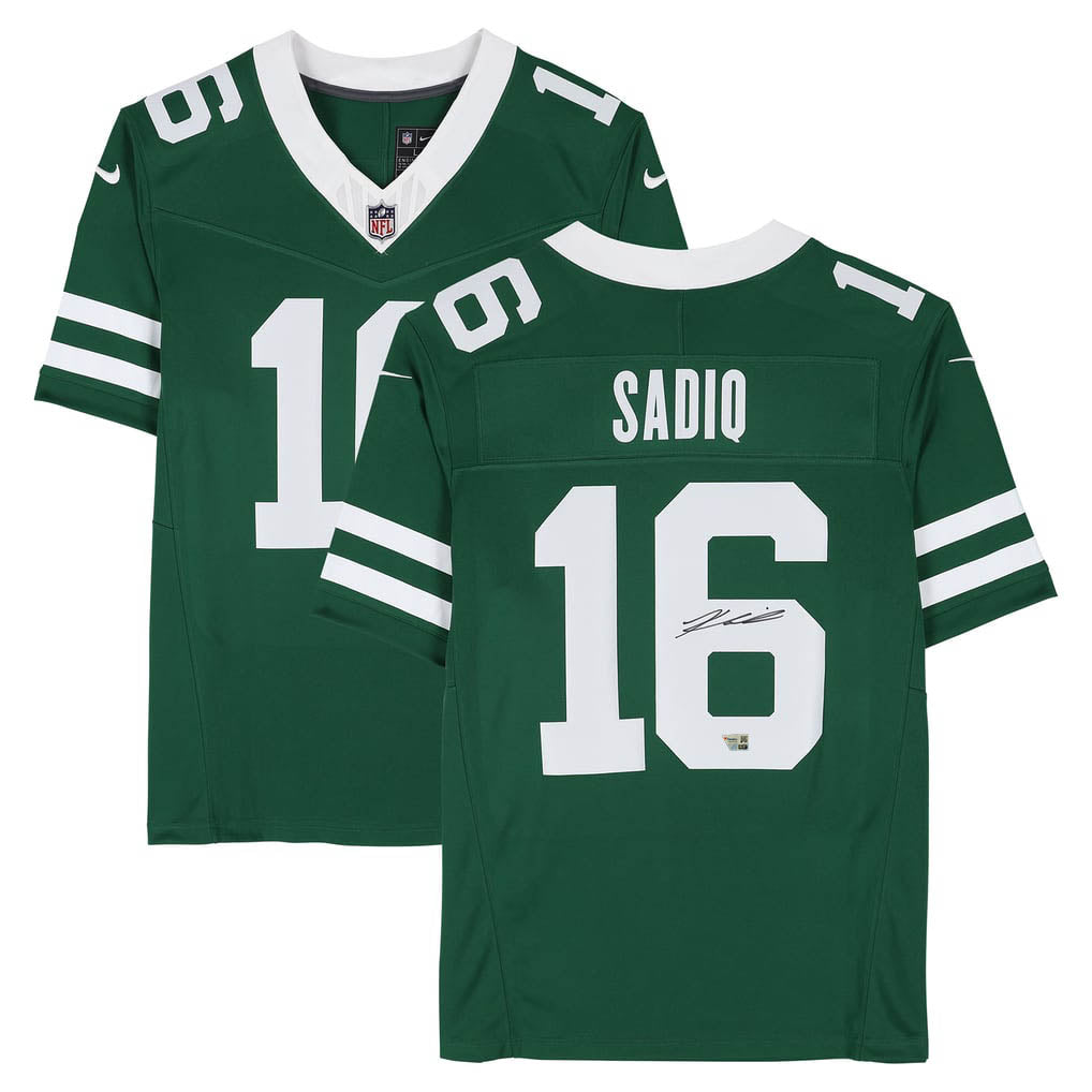Kenyon Sadiq Autographed New York Jets Green Nike Vapor Fuse Limited Jersey Fanatics