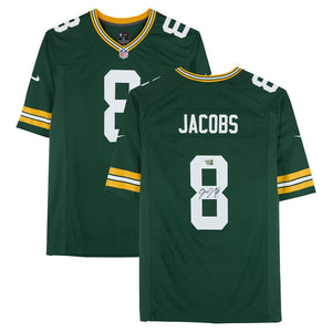 Josh Jacobs Autographed Green Bay Packers Green Nike Game Jersey Fanatics