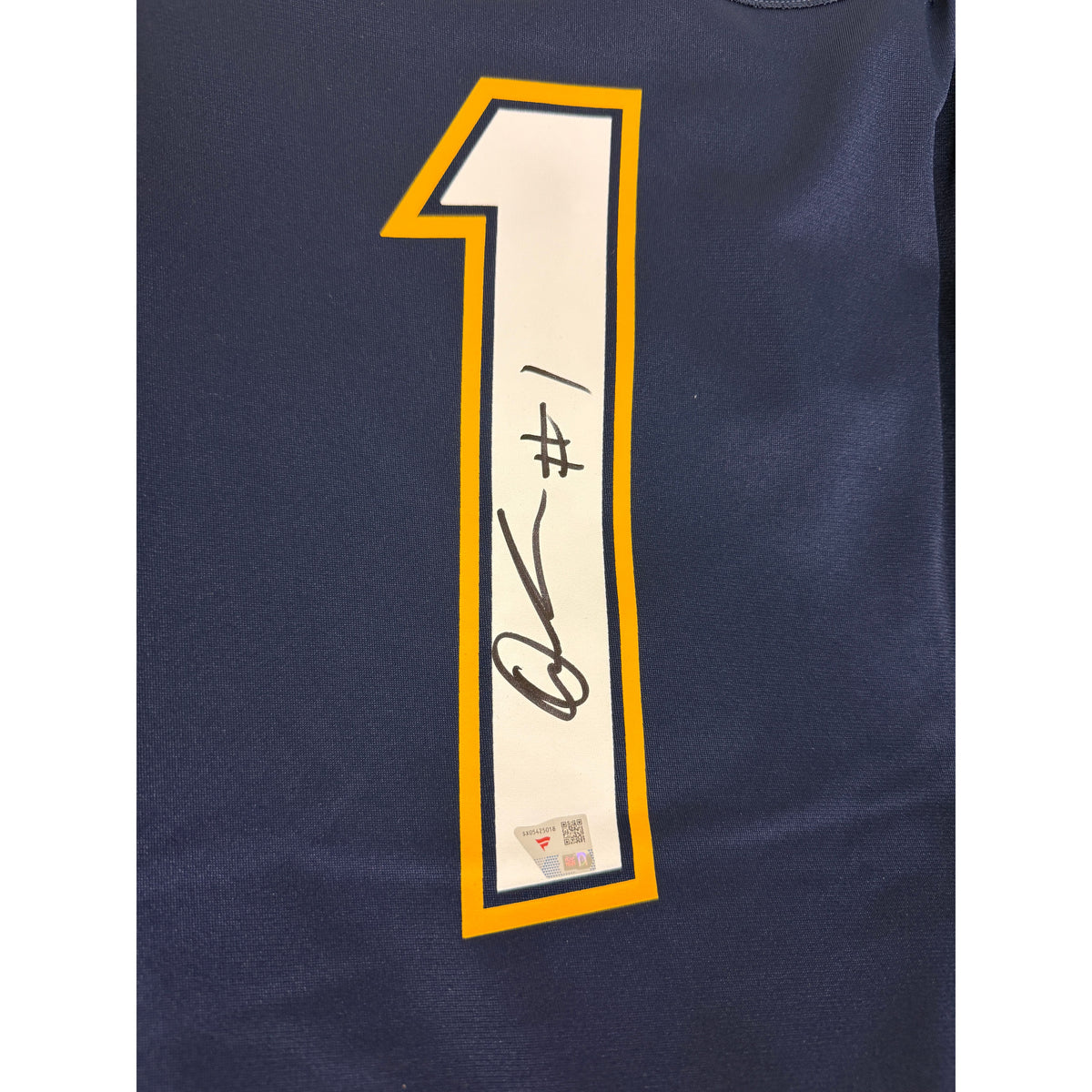 Quentin Johnson Autographed Los Angeles Chargers Navy Blue Nike Game Jersey Fanatics