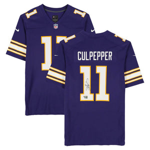 Daunte Culpepper Autographed Minnesota Vikings Purple Nike Throwback Game Jersey Fanatics