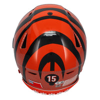 Ja'Marr Chase Autographed Cincinnati Bengals "21 OROY" Hydro Speed Flex Authentic Helmet Beckett