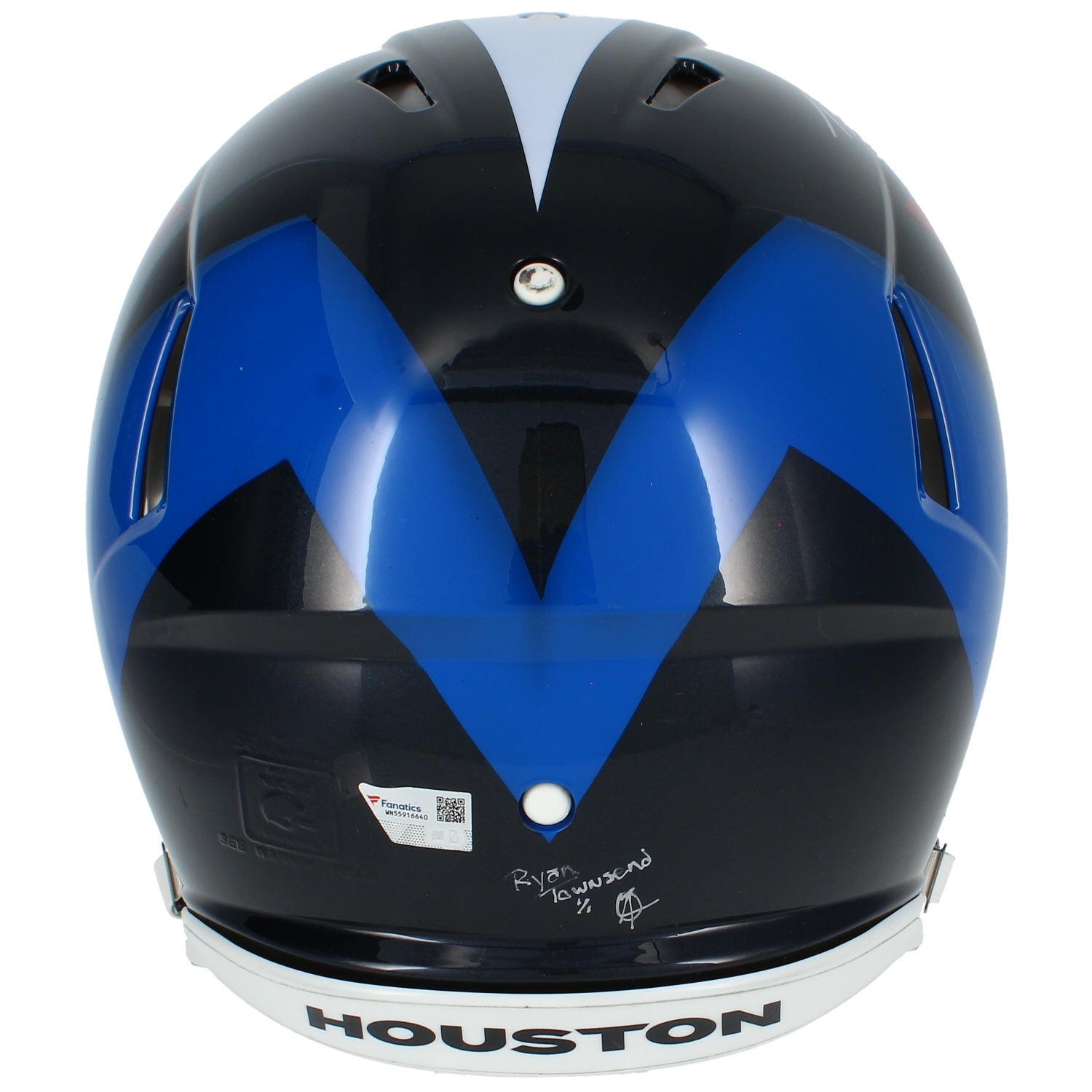 Nico Collins Autographed Houston Texans Custom Painted Art Speed Authentic helmet Fanatics 1/1