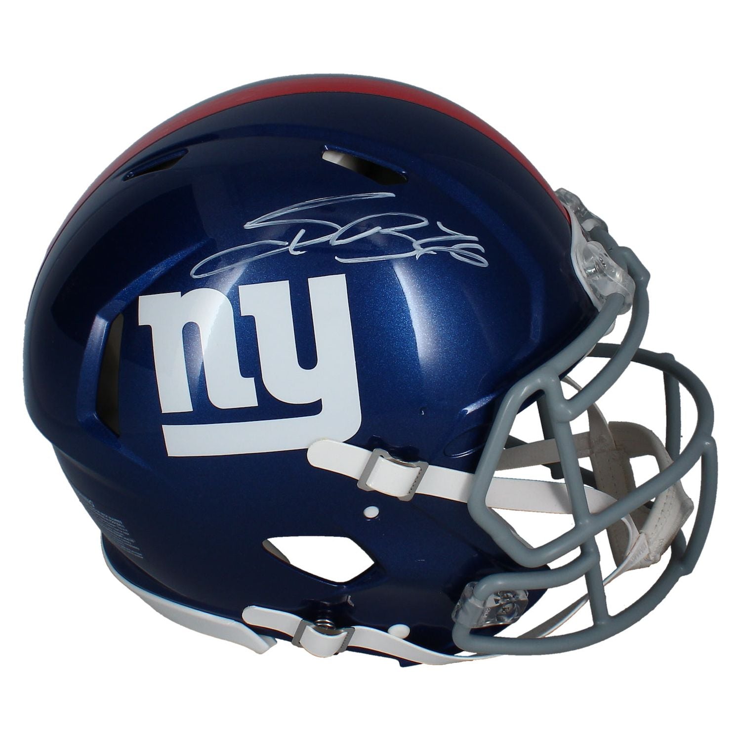 Saquon Barkley Autographed New York Giants Authentic Speed Helmet Beckett