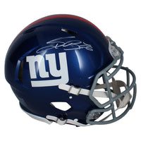 Saquon Barkley Autographed New York Giants Authentic Speed Helmet Beckett