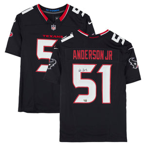 Will Anderson Jr. Autographed Houston Texans Navy Nike Vapor F.U.S.E. Limited Jersey Fanatics