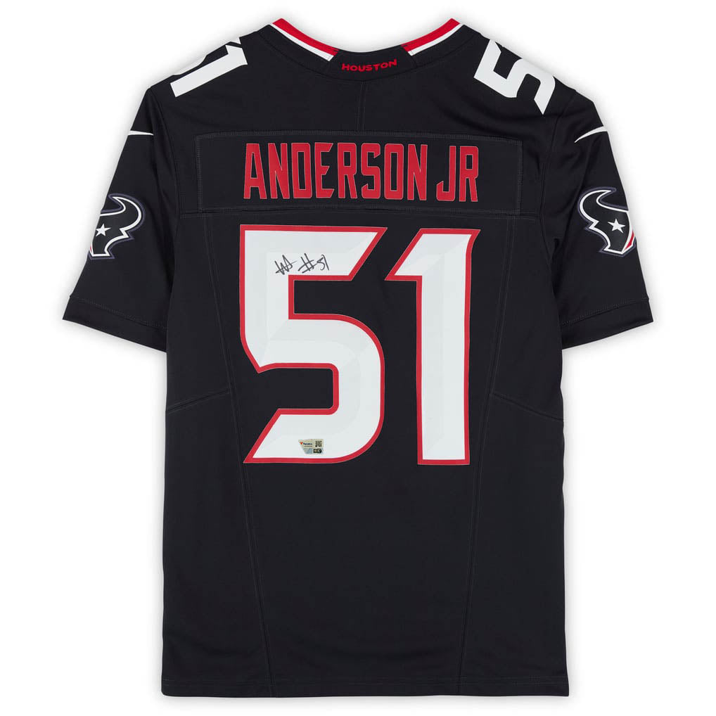 Will Anderson Jr. Autographed Houston Texans Navy Nike Vapor F.U.S.E. Limited Jersey Fanatics