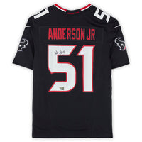 Will Anderson Jr. Autographed Houston Texans Navy Nike Vapor F.U.S.E. Limited Jersey Fanatics