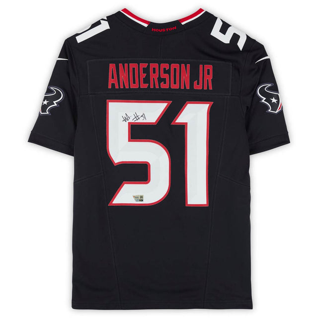 Will Anderson Jr. Autographed Houston Texans Navy Nike Vapor F.U.S.E. Limited Jersey Fanatics