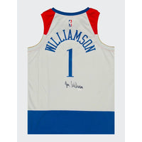ZION WILLIAMSON Autographed New Orleans Pelicans Nike City Edition Jersey FANATICS