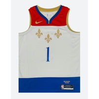 ZION WILLIAMSON Autographed New Orleans Pelicans Nike City Edition Jersey FANATICS