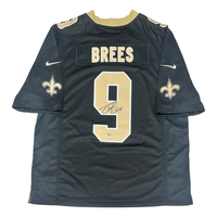 Drew Brees Autographed New Orleans Saints Nike Black Jersey Beckett