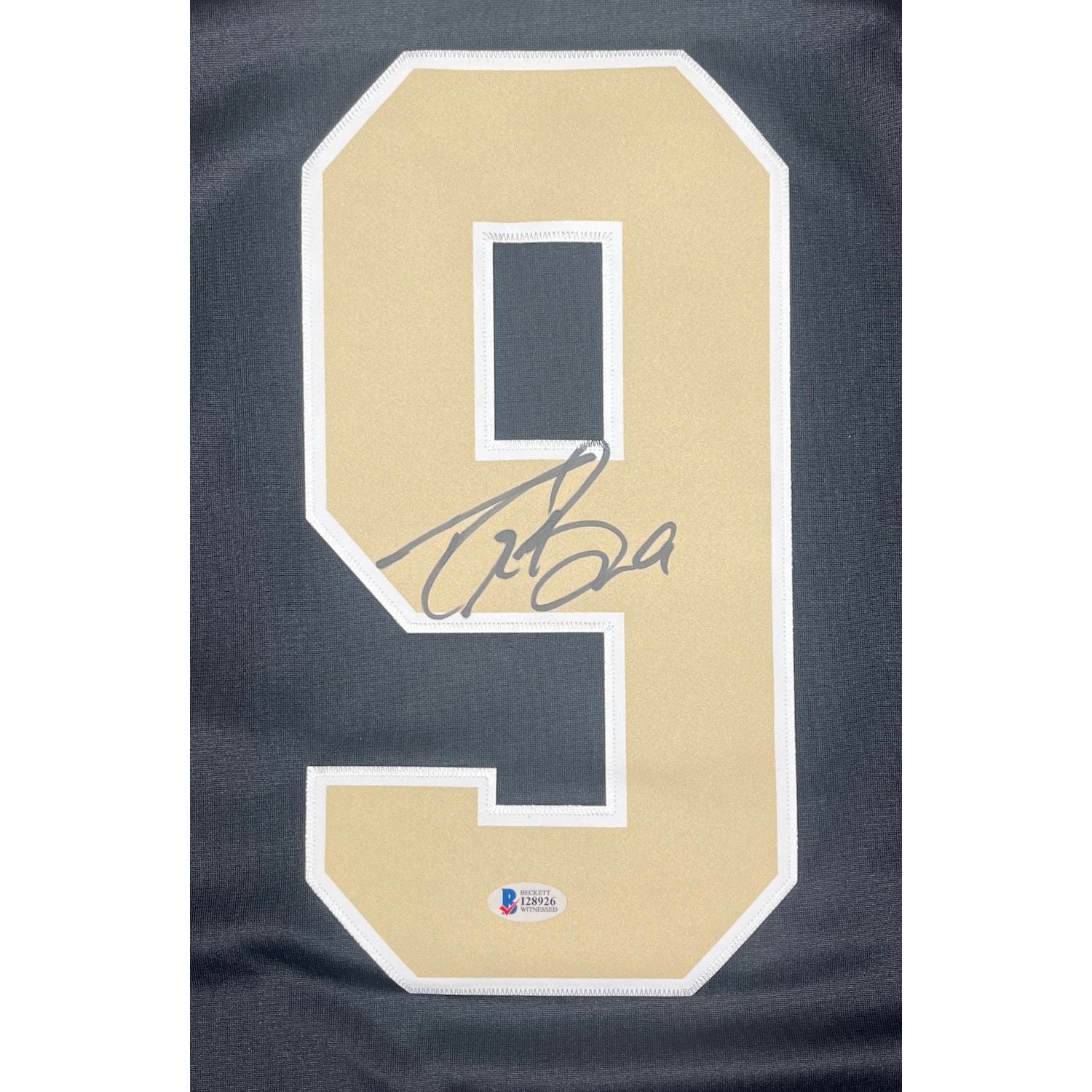 Drew Brees Autographed New Orleans Saints Nike Black Jersey Beckett
