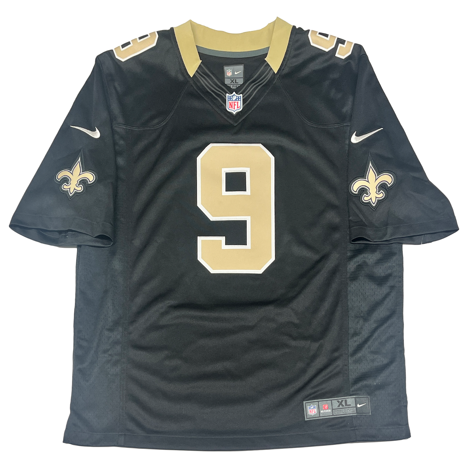 Drew Brees Autographed New Orleans Saints Nike Black Jersey Beckett