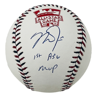 Mike Trout Autographed "1st ASG MVP" 2014 Official All Star Baseball MLB