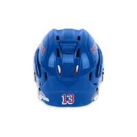 ALEXIS LAFRENIERE Autographed Blue Bauer New York Rangers Helmet UDA