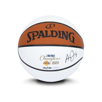ANTHONY DAVIS  Autographed Los Angeles Lakers2020 NBA Finals Champions White Panel Spalding Basketball UDA