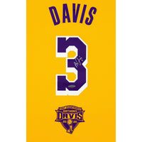 ANTHONY DAVIS Autographed Los Angeles Lakers Icon Edition Swingman Nike Jersey With Championship Embroidered Patch UDA