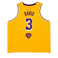 ANTHONY DAVIS Autographed Los Angeles Lakers Icon Edition Swingman Nike Jersey With Championship Embroidered Patch UDA
